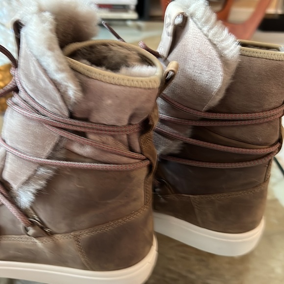 New Ecco shearling boots size EUR 41 US 10 - Picture 6 of 8